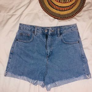 Topshop Cutoff Jean Shorts